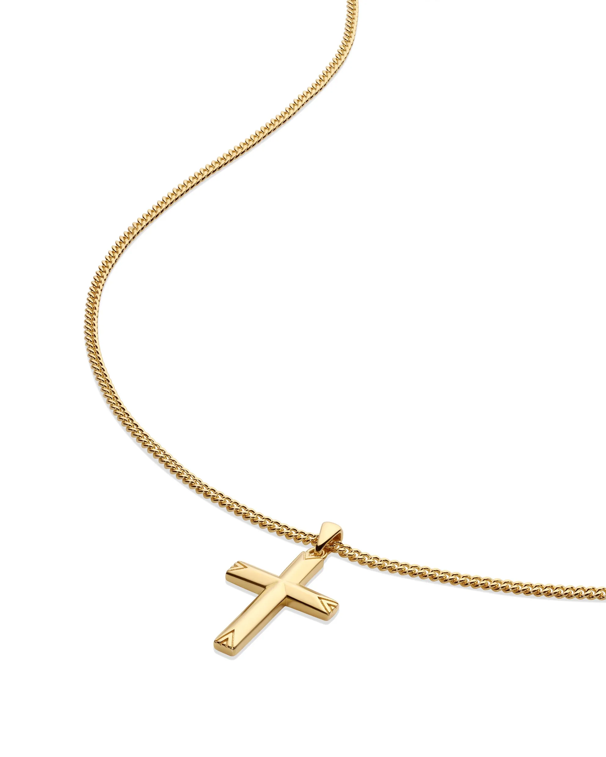 Cross Pendant - 14K Gold