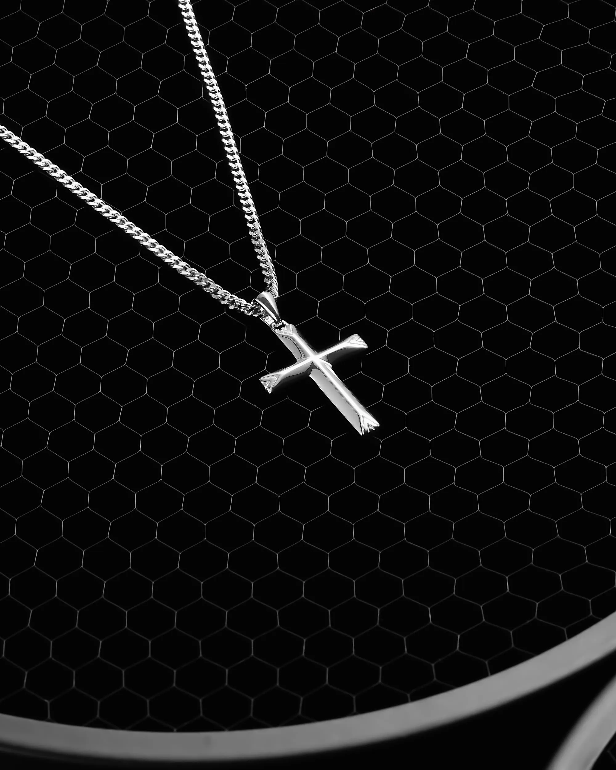 Cross Pendant - Sterling Silver