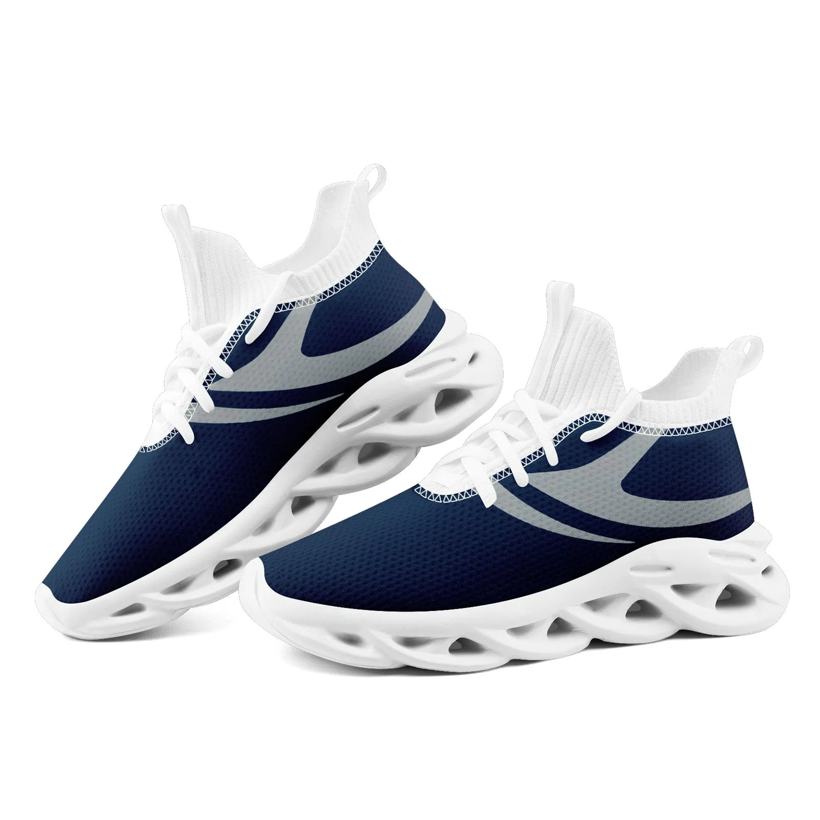 Custom Gray Seattle Football Jersey and Sports Shoes Combo Offer Personalized Combo ZH-D025008-27
