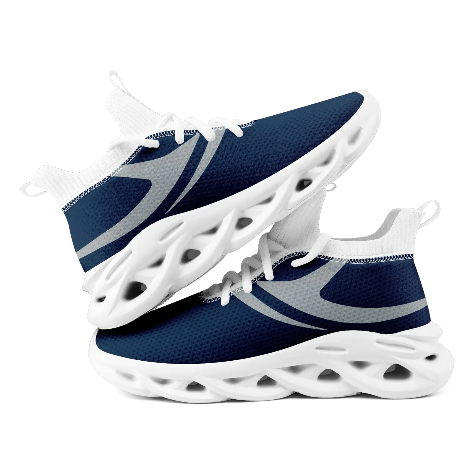 Custom Gray Seattle Football Jersey and Sports Shoes Combo Offer Personalized Combo ZH-D025008-27