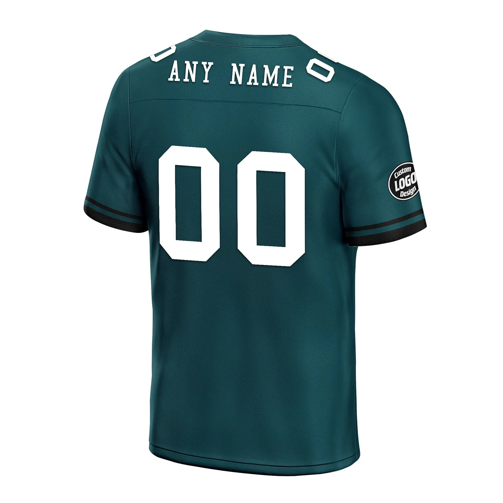Custom Green Black Philadelphia Football Jersey and Firesoul Sports Shoes Combo Offer Personalized Combo ZH-D020273-23