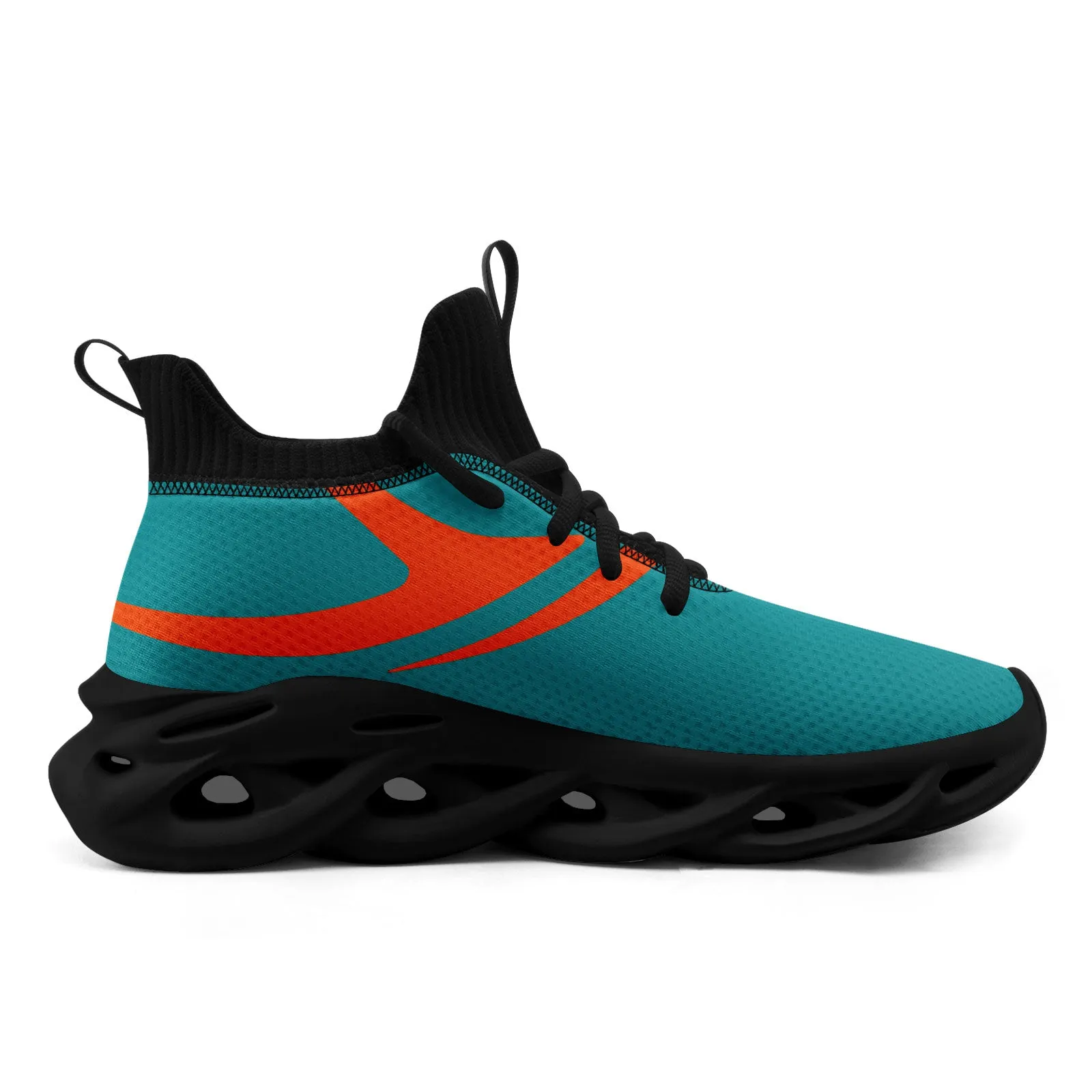 Custom Light Green Miami Football Jersey and Sports Shoes Combo Offer Personalized Combo ZH-D025008-25