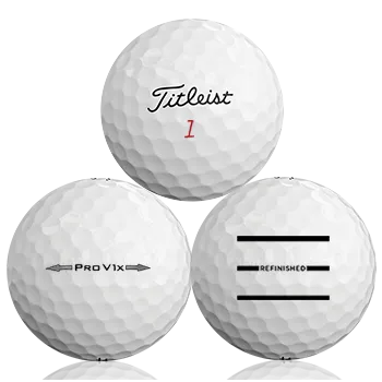 Custom Titleist Pro V1X Refinished (Triple-Line)