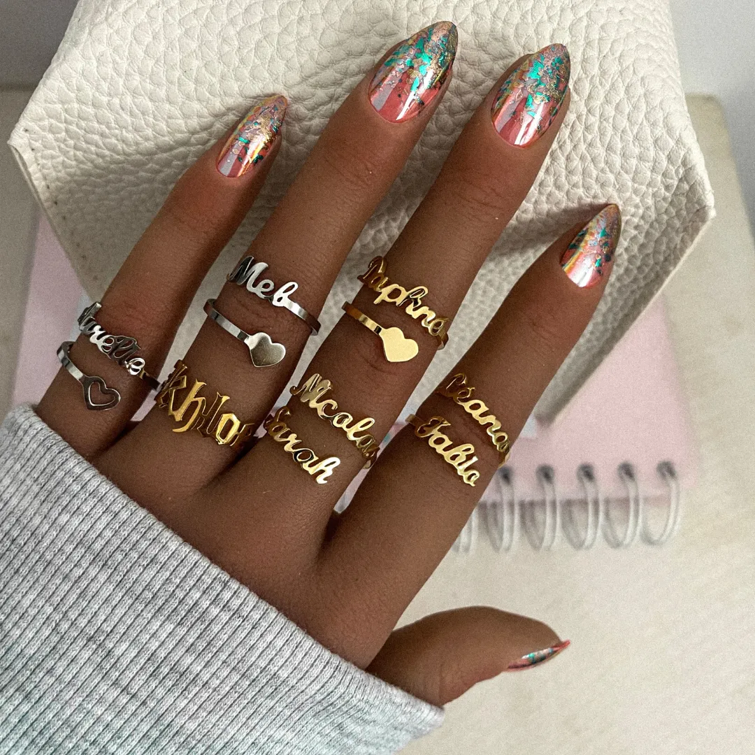 Cute Heart Custom Ring