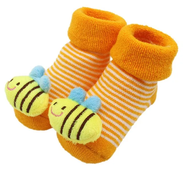 Cute Non-slip animal figurine Baby Socks with Fun Characters - Soft and Comfortable