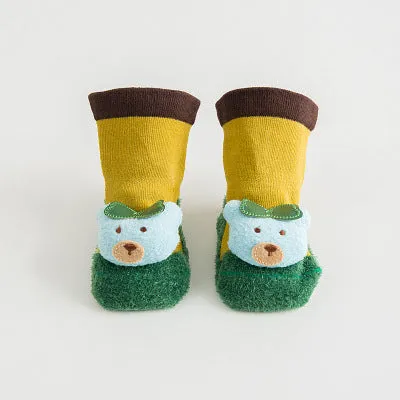 Cute Non-slip animal figurine Baby Socks with Fun Characters - Soft and Comfortable