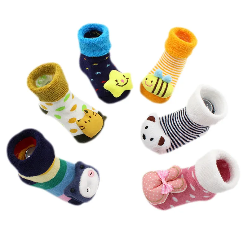 Cute Non-slip animal figurine Baby Socks with Fun Characters - Soft and Comfortable