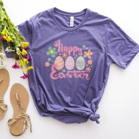Cute Pink Happy Easter Tee