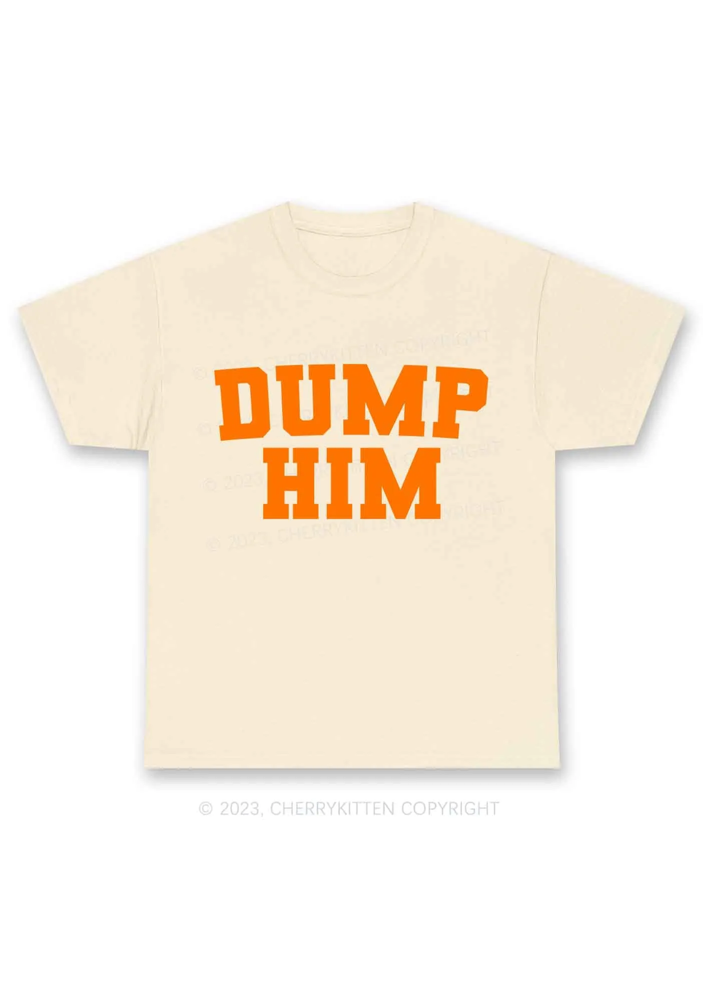 Dump Him Y2K Chunky Shirt Cherrykitten