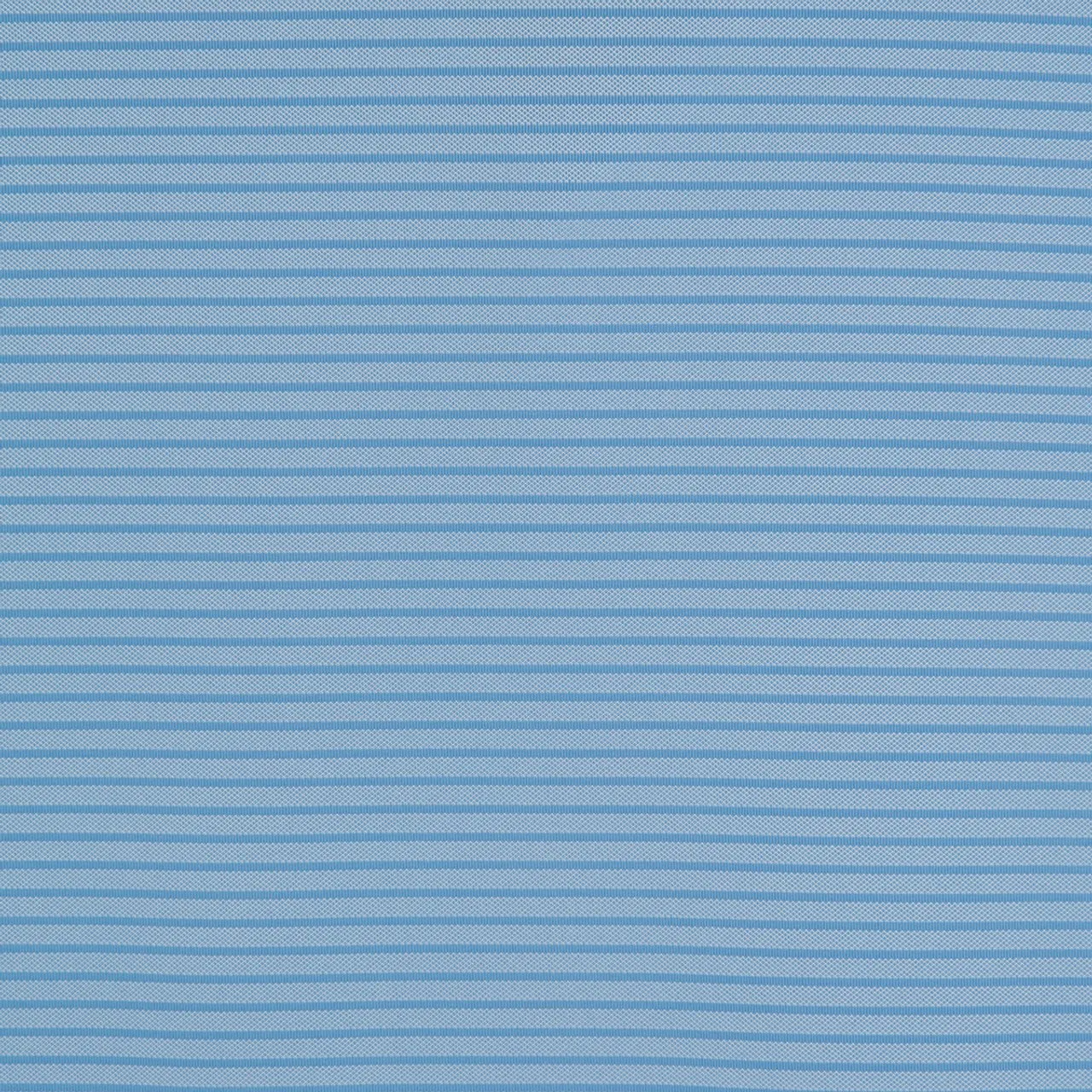 Freedom Micro Pique Classic Stripe Golf Polo T shirt - Coastal Blue