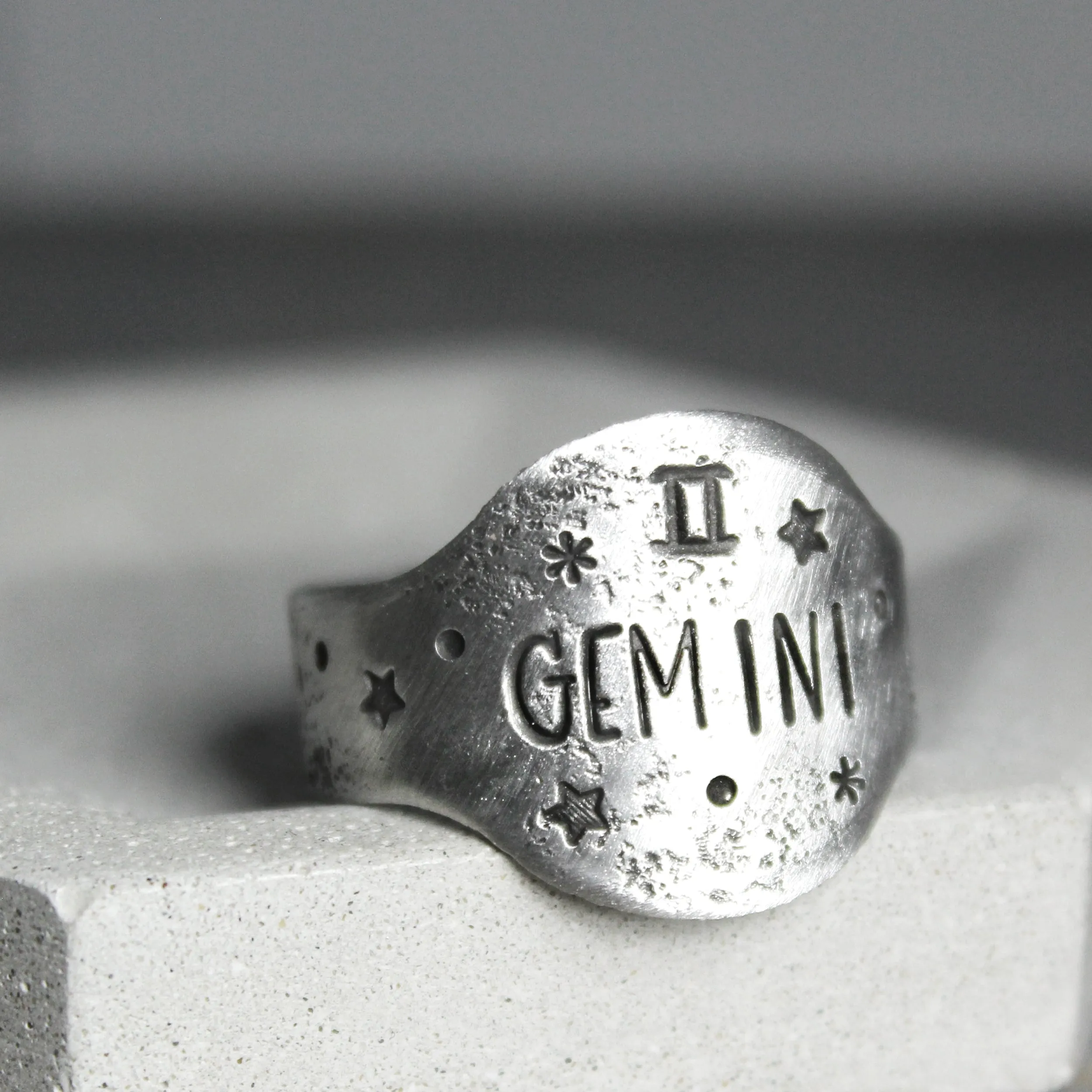 Gemini Zodiac Ring