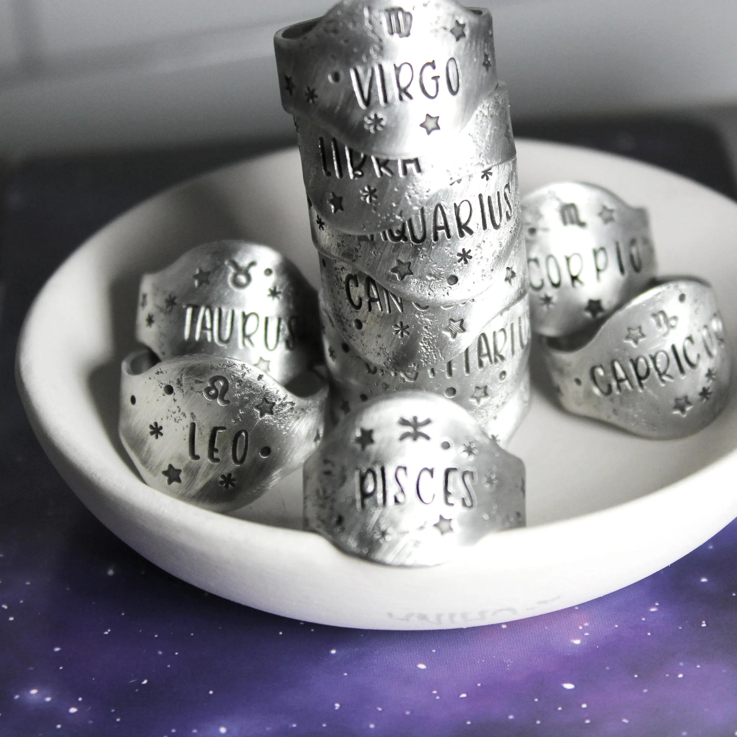 Gemini Zodiac Ring