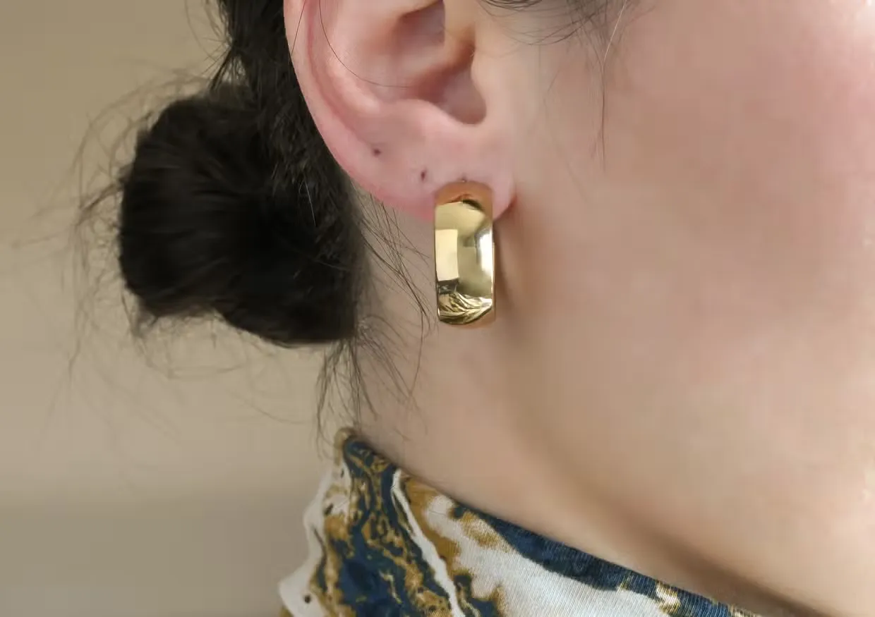 Glamfox - Chunky Dome Hoops