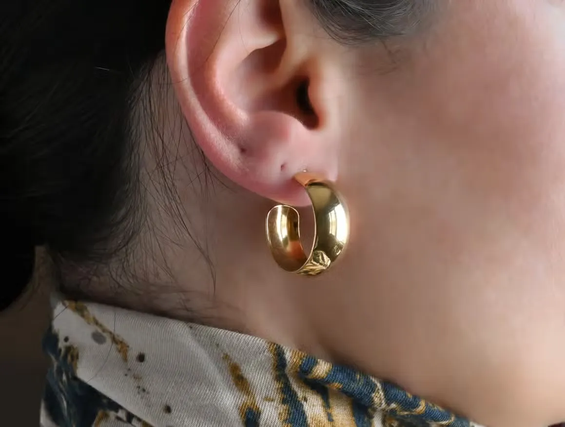 Glamfox - Chunky Dome Hoops
