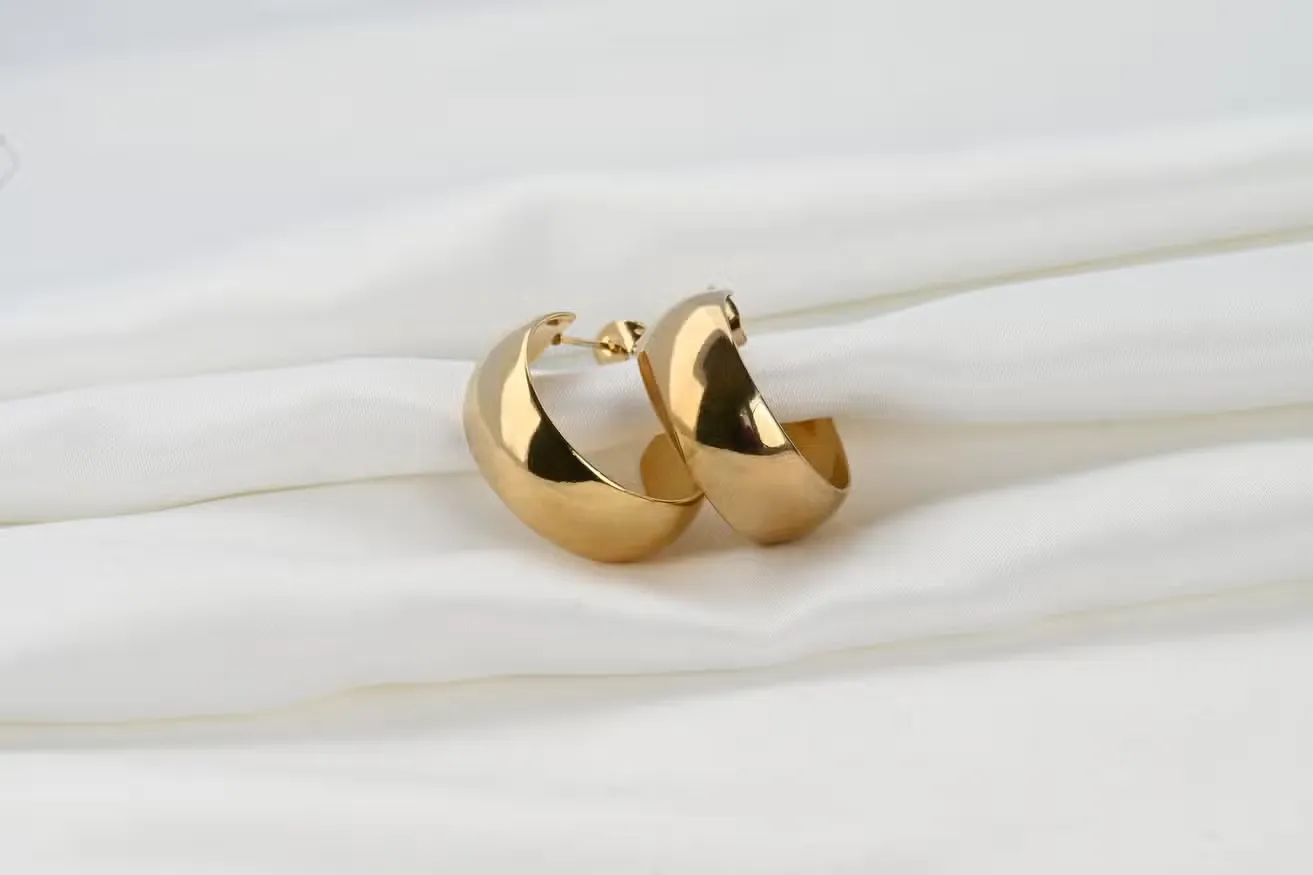 Glamfox - Chunky Dome Hoops