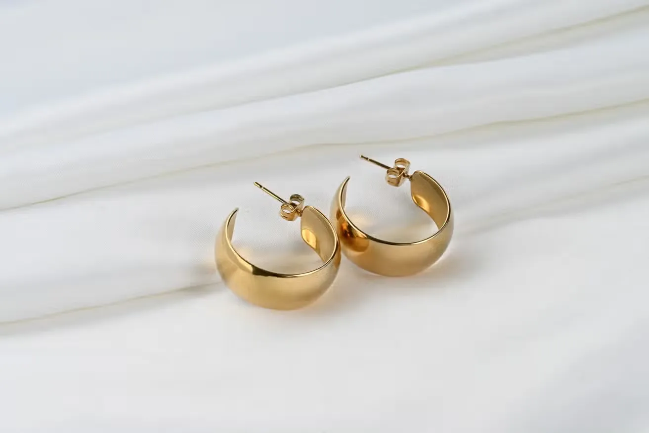 Glamfox - Chunky Dome Hoops