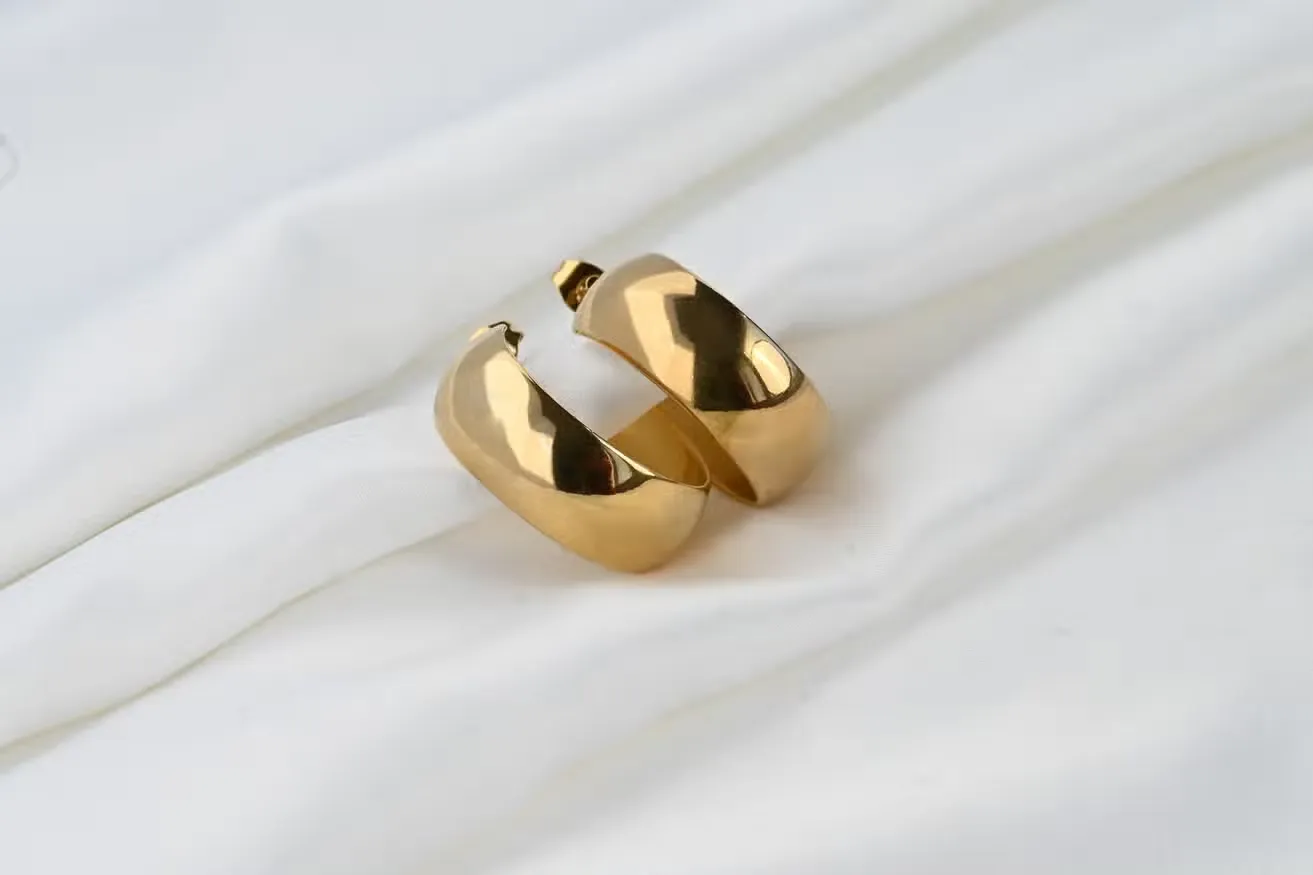 Glamfox - Chunky Dome Hoops
