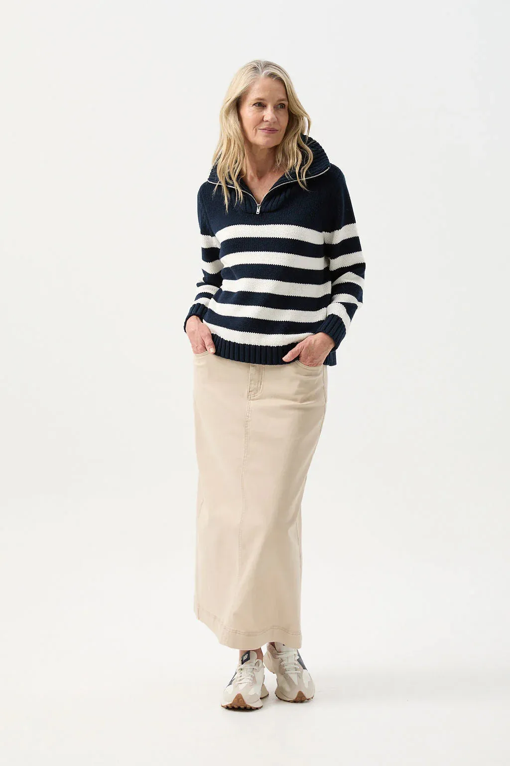 Goondiwindi - Stripe Chunky Jumper