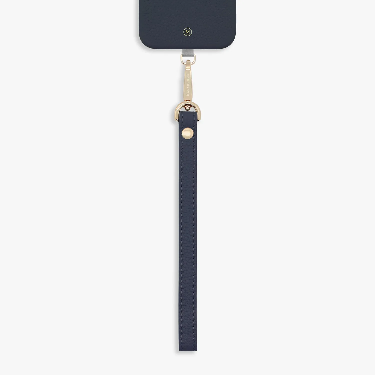 iPhone 16 Leather MagSafe Case with Wrist Leather Strap