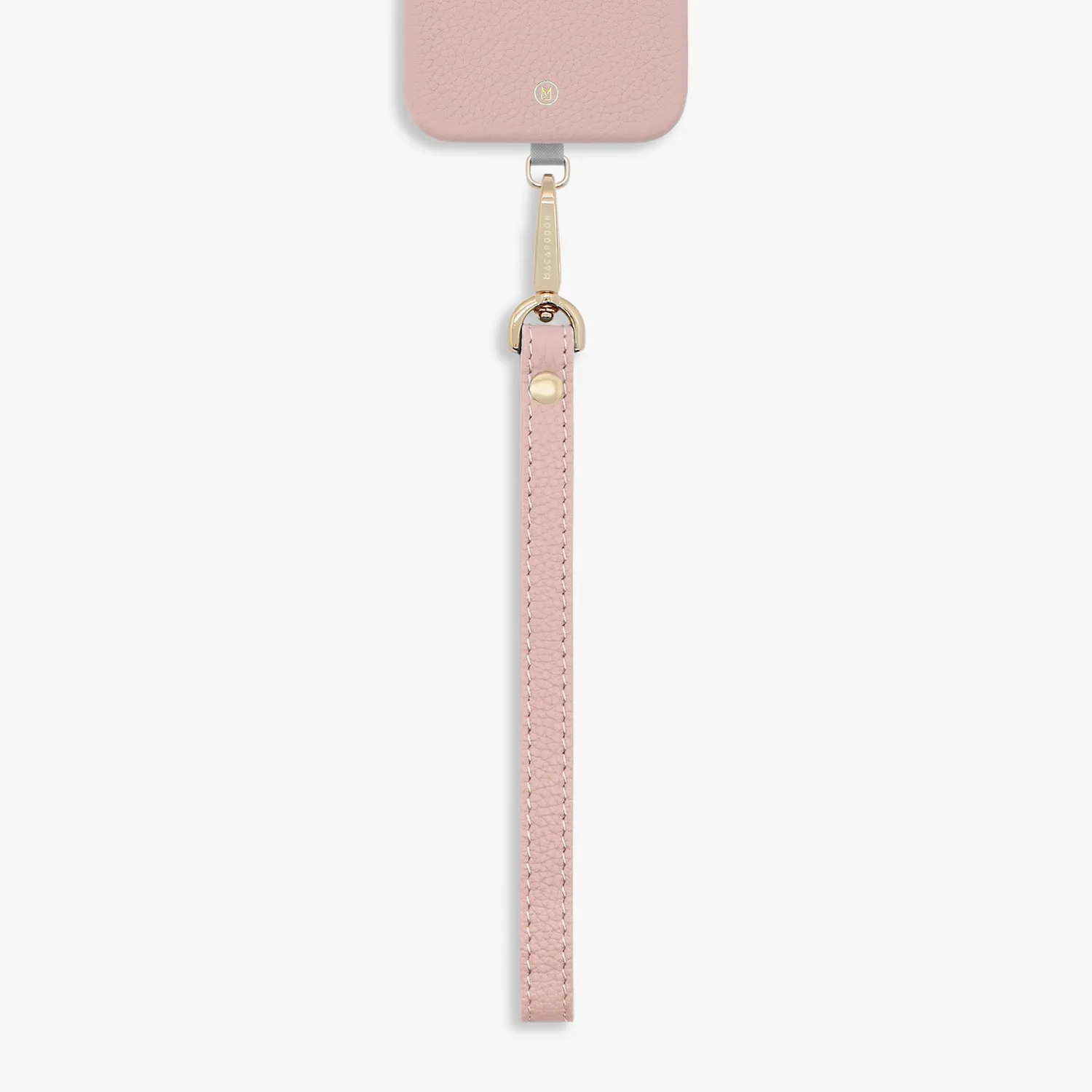 iPhone 16 Leather MagSafe Case with Wrist Leather Strap