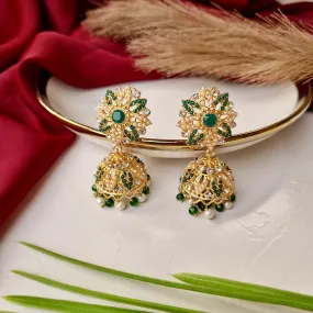 Isra Jhumkay (Green)