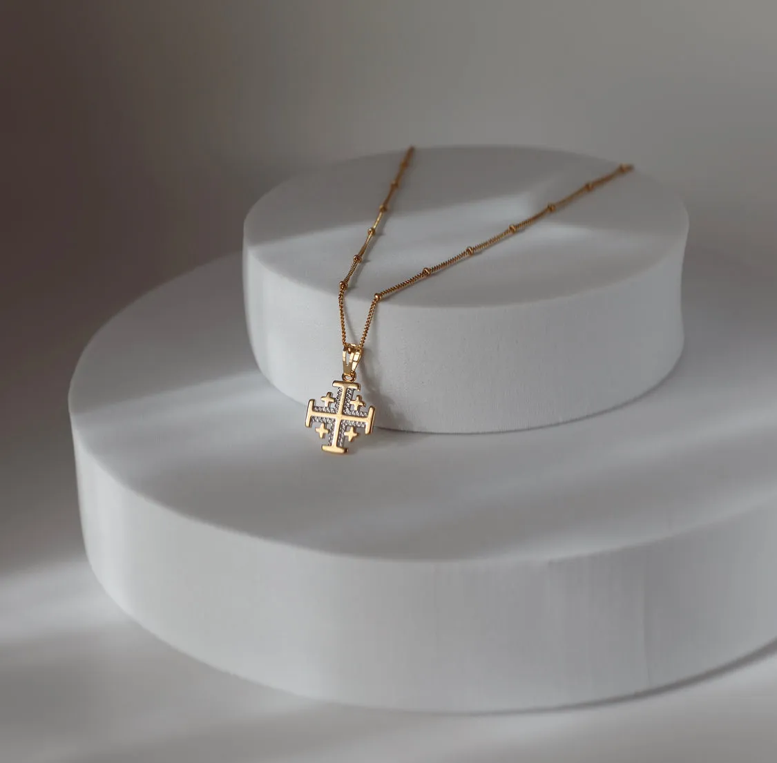 Jerusalem Cross Necklace