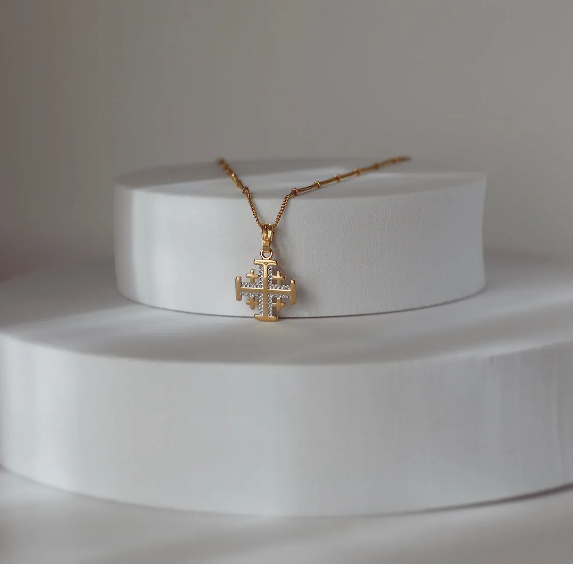 Jerusalem Cross Necklace