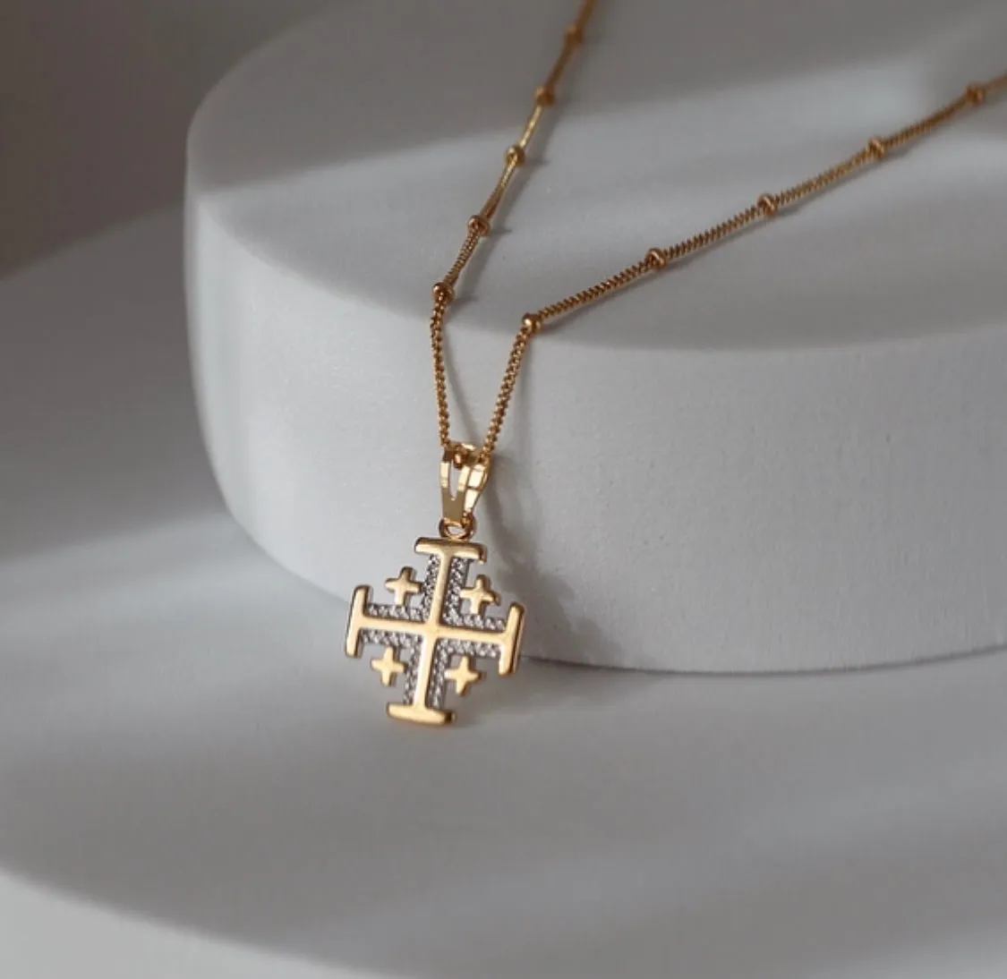 Jerusalem Cross Necklace