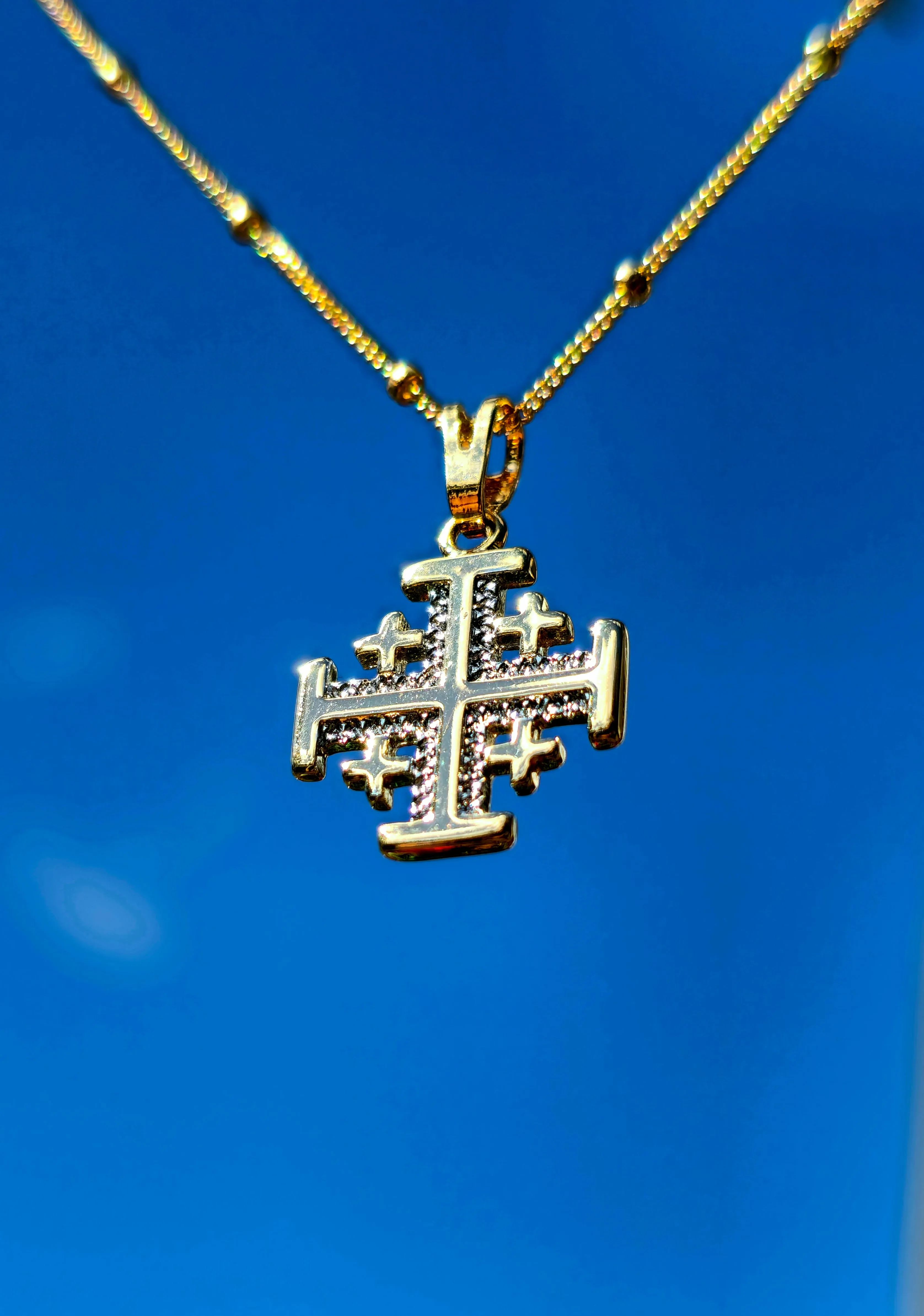 Jerusalem Cross Necklace