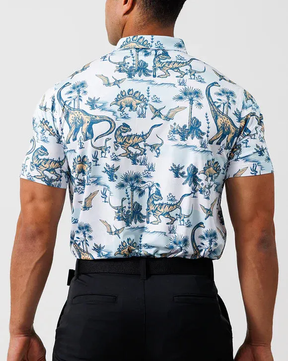 Land Before Golf Polo- Waggle Golf