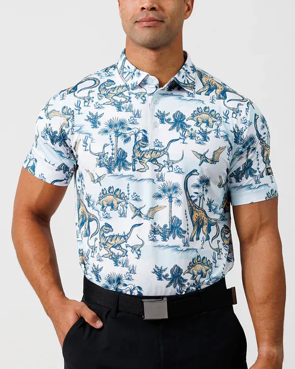 Land Before Golf Polo- Waggle Golf