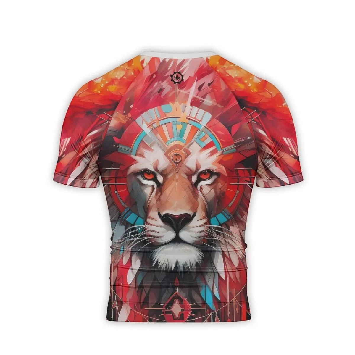 Lion Native Men's Short Sleeve Rash Guard