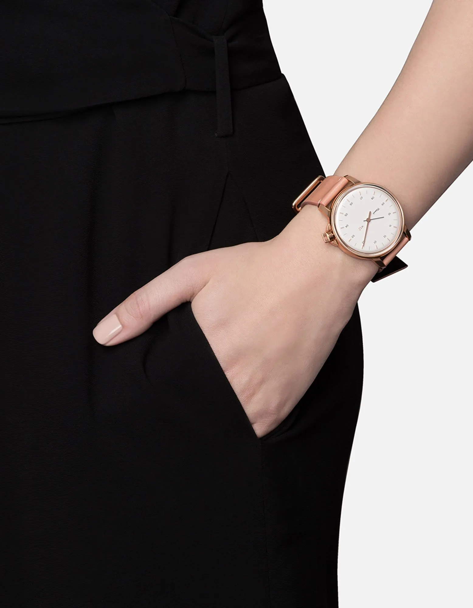M12 Swiss Rose|White Salmon Leather