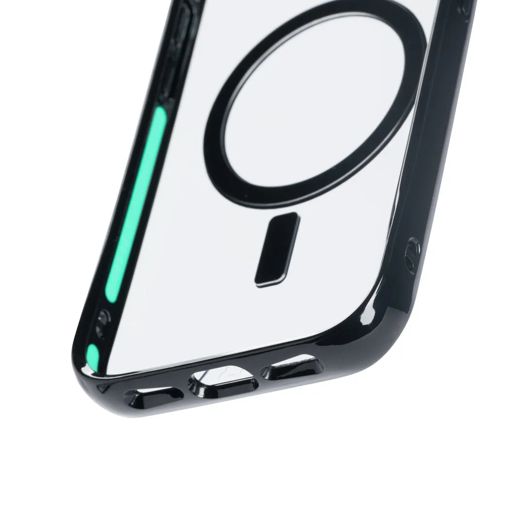 Marbled Sky Blue MagSafe® Compatible Phone Case - Clarity 2.0