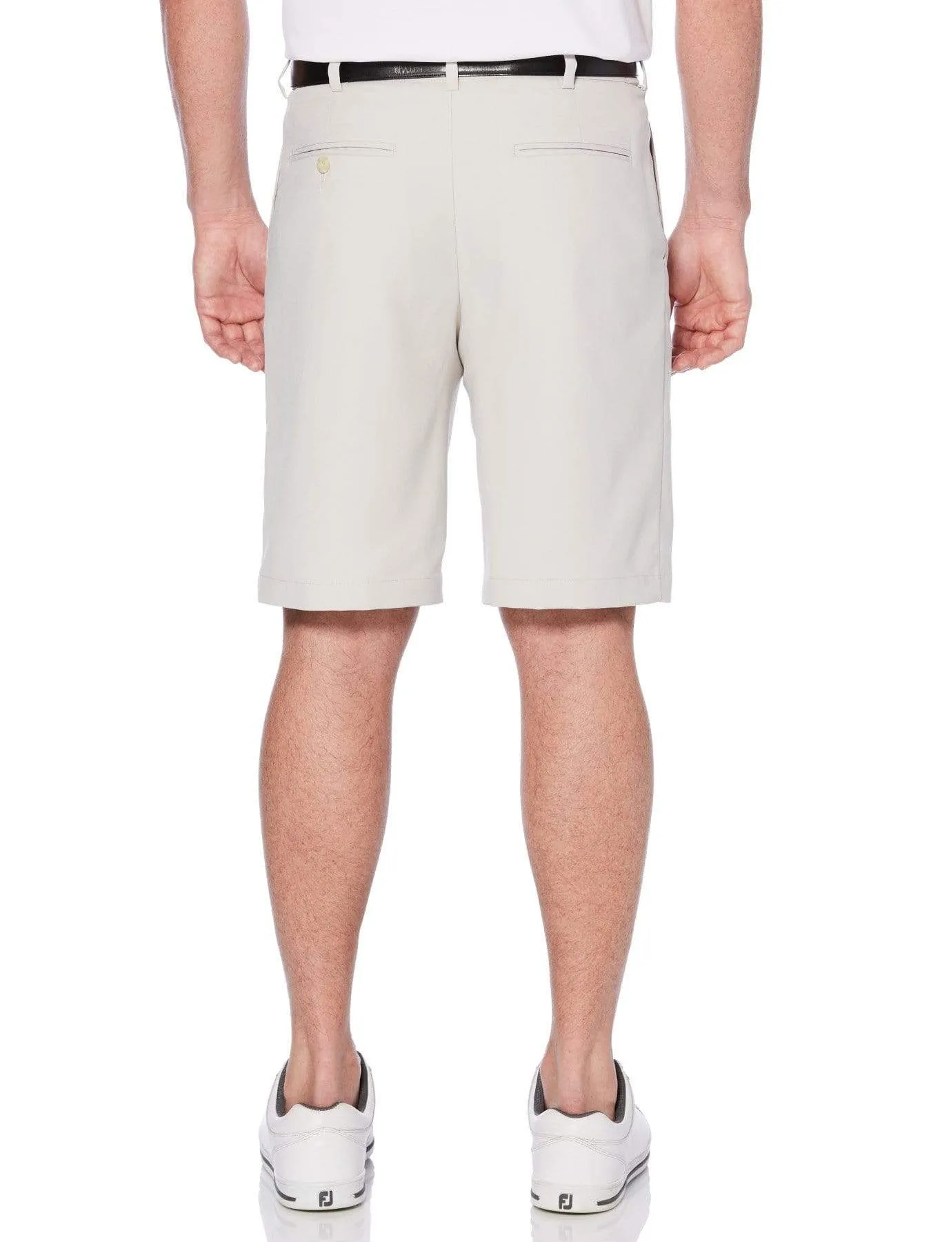 Men's Double Pleated Golf Short with Active Waistband