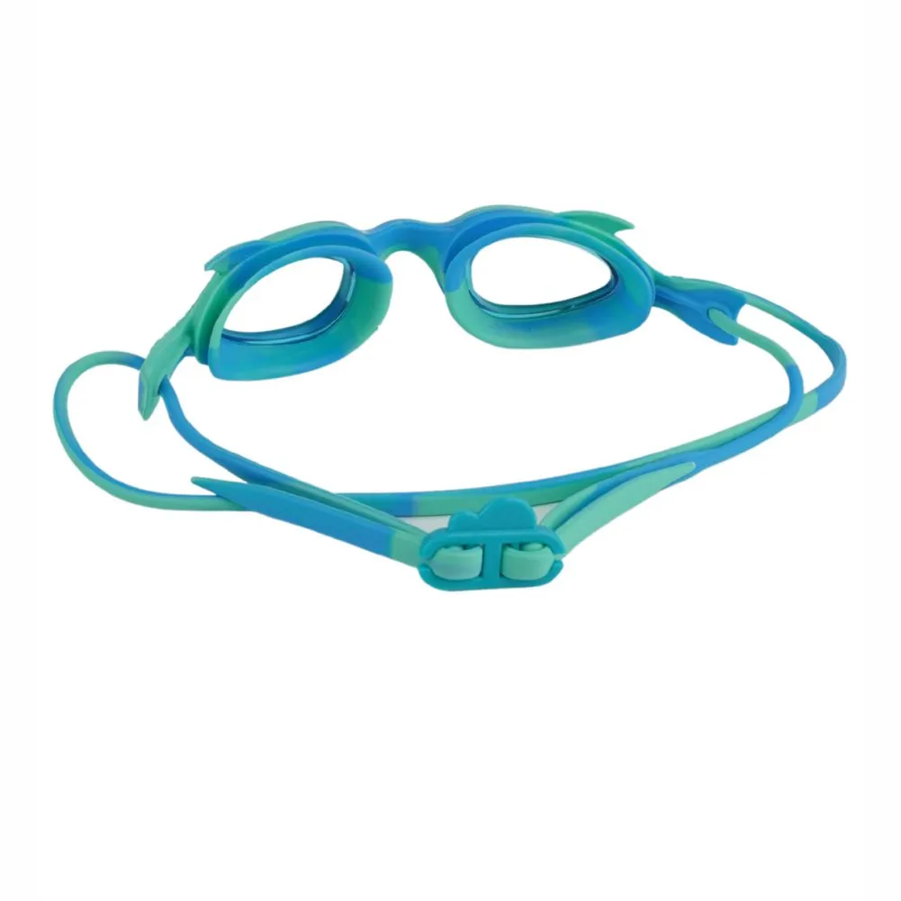 Mint & Blue Fishtail Designed Frame, Anti Fog UV Protection Leakproof Design Swim Goggles for Kids, 3 years - 8 years