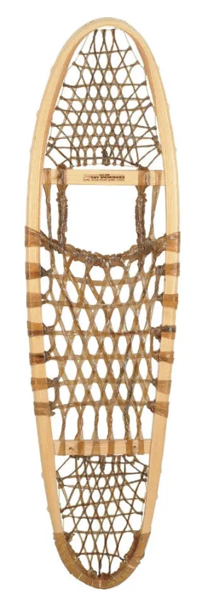 Modified Bear Paw Wood Snowshoes