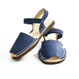 Navy Nubuck Hook and Loop