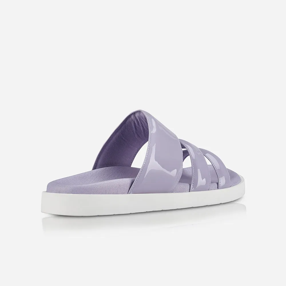 Pia Footbed Patent Lavender
