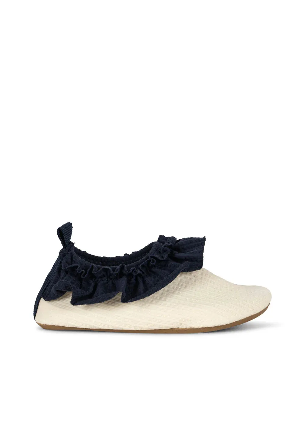 Sailor Frill Swin Shoes in Seedpearl