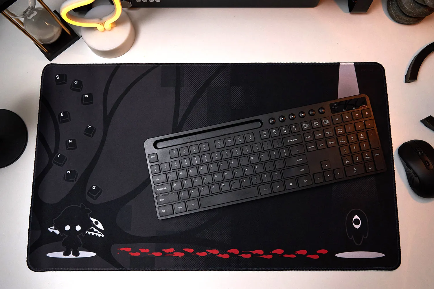 SOMETHING Desk Mat