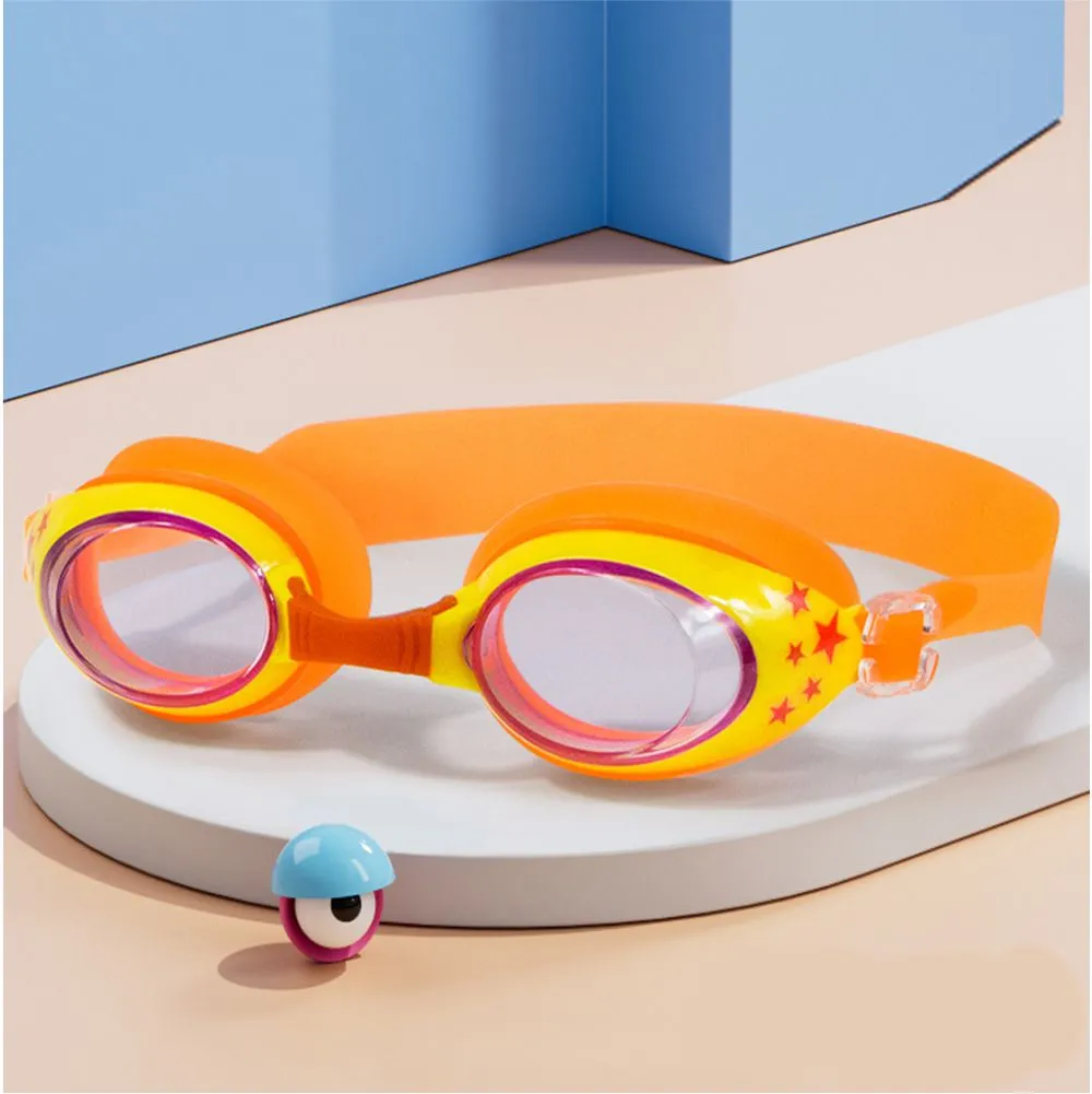 Starry Orange Anti Fog UV Protection Leakproof Design Swim Goggles for Kids, 3yrs  - 8yrs