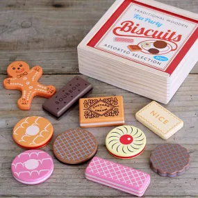 Traditional Wooden Tea Party Biscuits