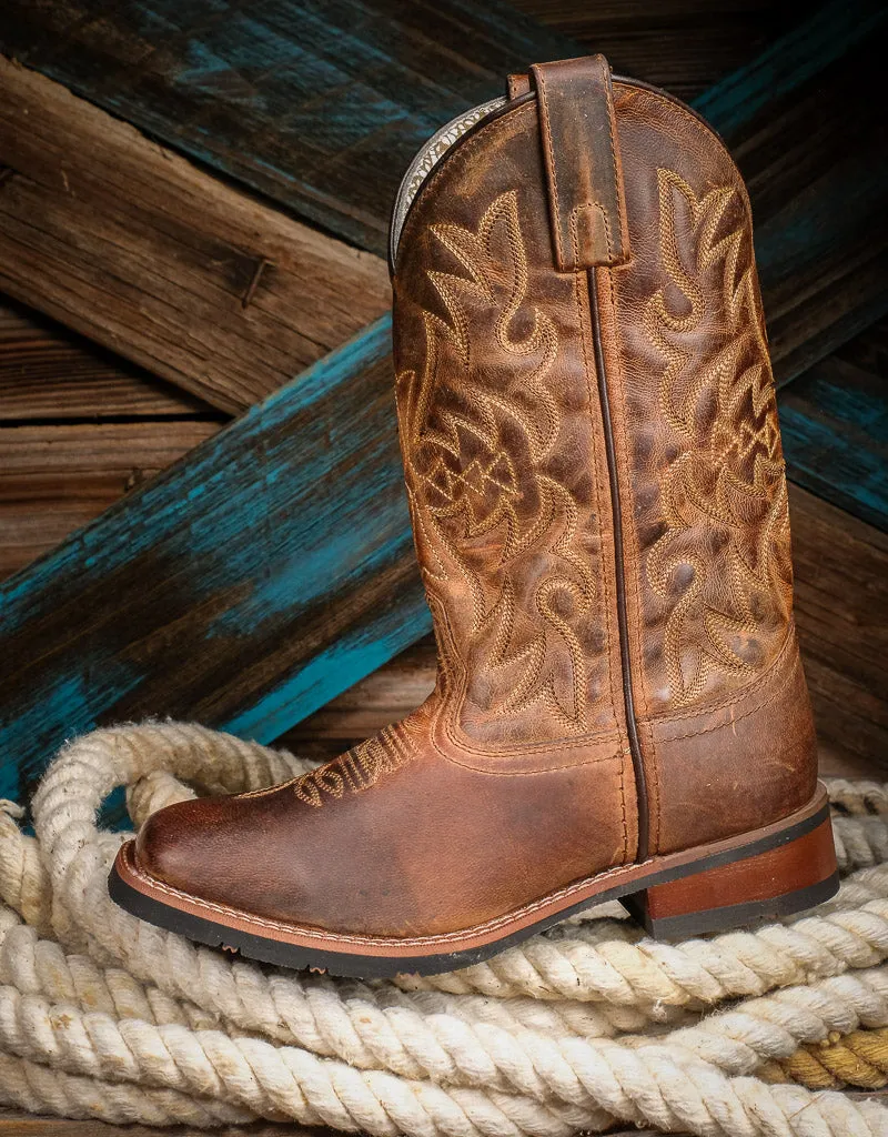 Women's Anita Distressed Leather Square Toe Cowgirl Boot 5602